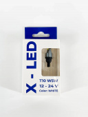   W5W X-LED (4*1616SMD) Canbus 12-24V White