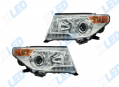 �������� ��� Toyota Land Cruiser 200 (2012-�. �.) � bi-led ������� �6 X-LED, ����������� ������
