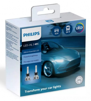 �������� ������������ ���� H1 Philips Ultinon Essential LED 6500�
